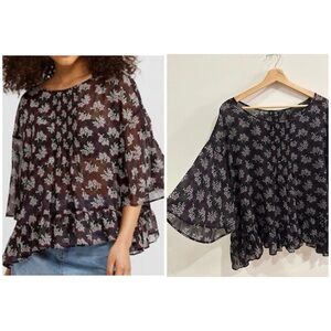 Anna Sui x Uniqlo Chiffon Top